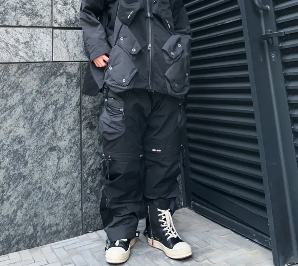 Alternative view of Giày Rick Owens Leather Ramones Sneakers RU21S6890