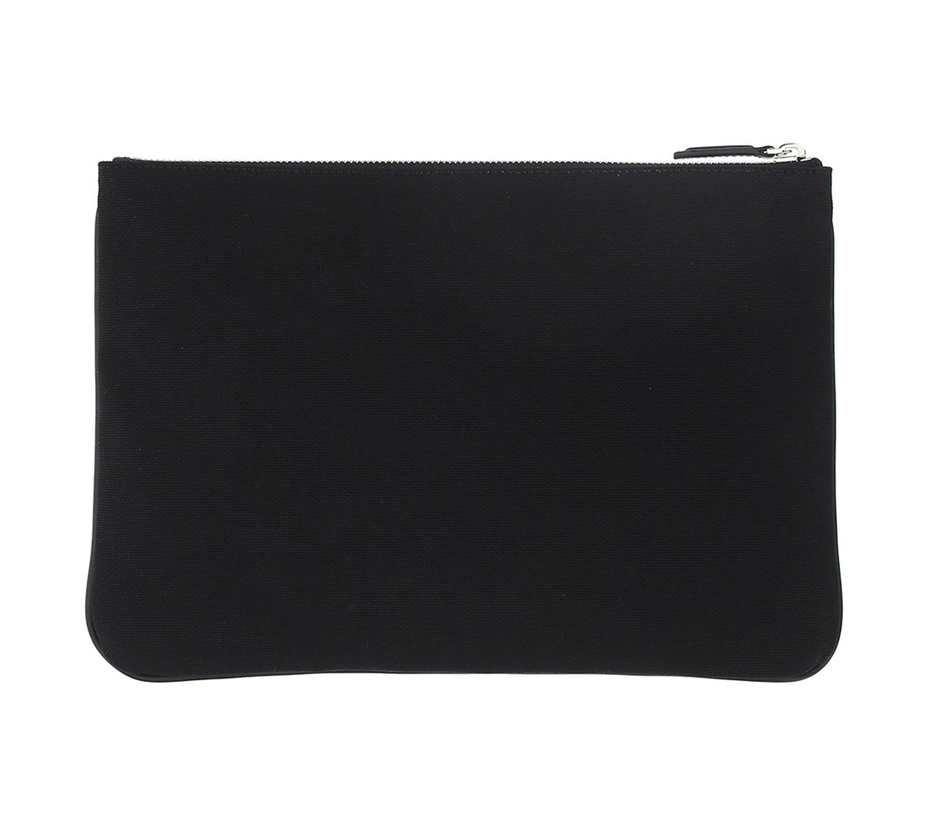 Túi Fendi Logo Print Canvas Pouch 'Black' 7N0111AFBDF0GXN - Ảnh 3