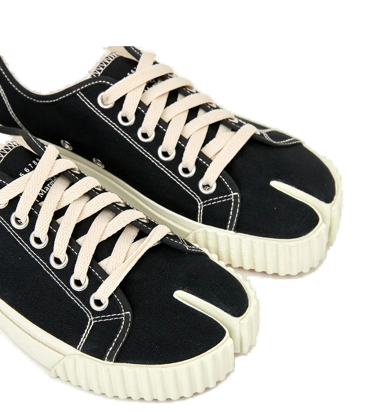 Giày Maison Margiela Tabi Low Top 'Black White' S38WS0185P4291H0958 - Ảnh 3