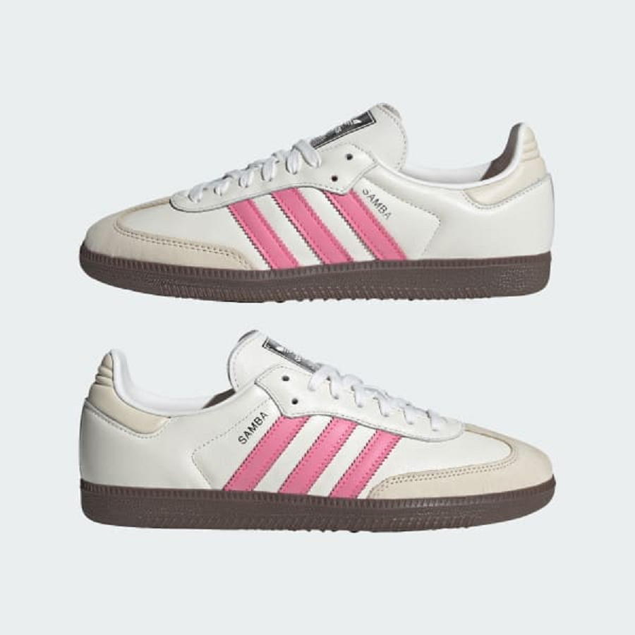 Giày Adidas Samba OG 'White Lucid Pink' IG1962 - Ảnh 2