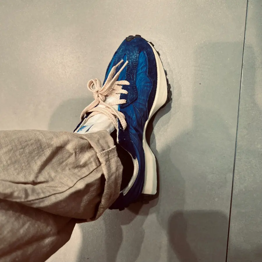 Giày New Balance 327 ‘Luxe Blue’ MS327VA - Ảnh 5