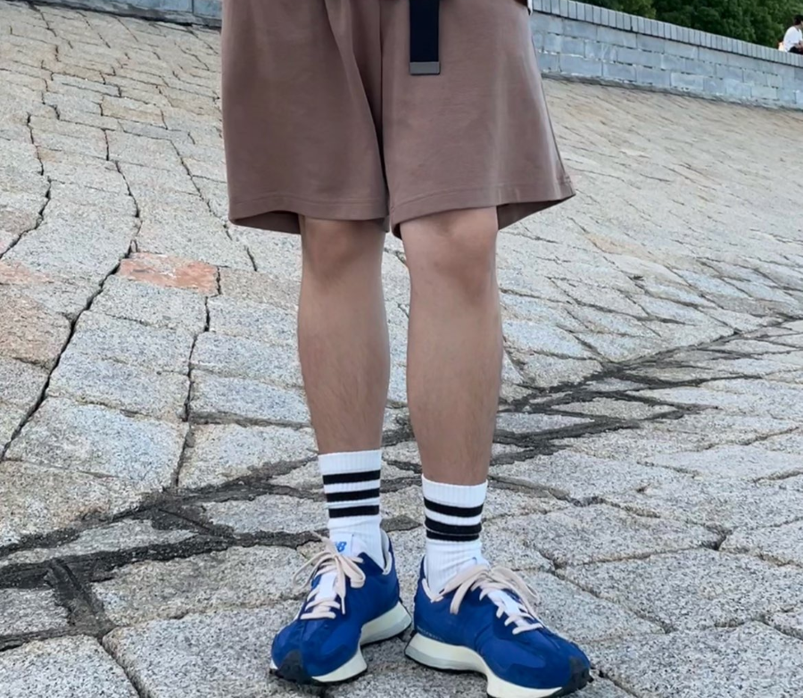 Giày New Balance 327 ‘Luxe Blue’ MS327VA - Ảnh 4