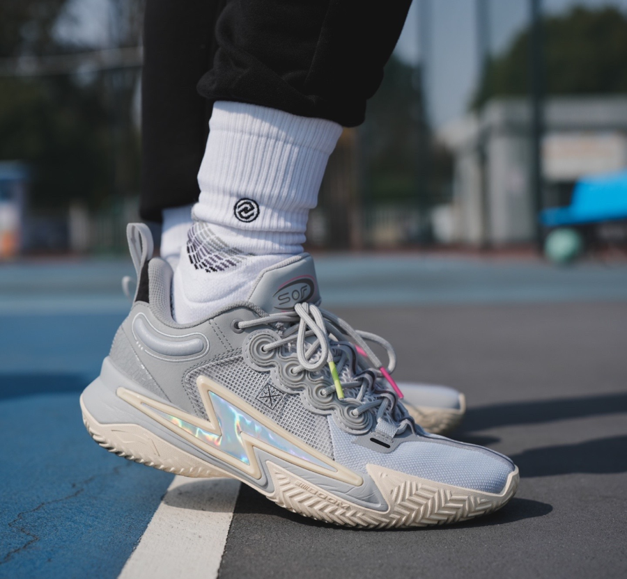 Giày Lining Wade Son Of Flash ‘Grey Boy’ ABPT019-8 - Ảnh 3