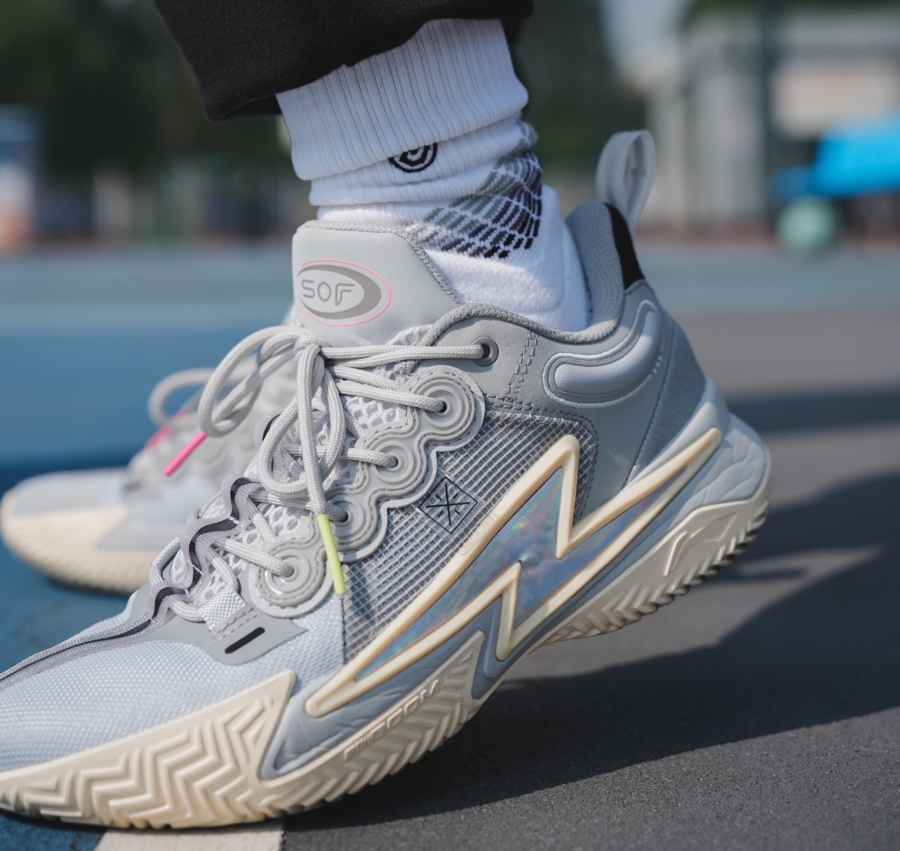 Giày Lining Wade Son Of Flash ‘Grey Boy’ ABPT019-8 - Ảnh 5