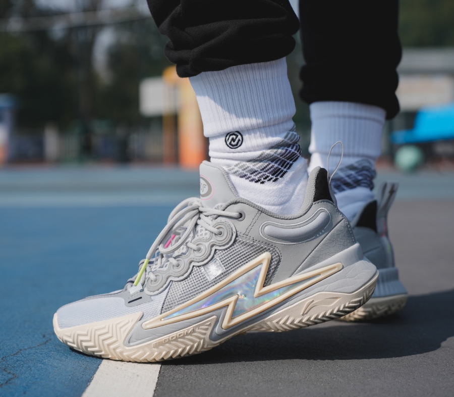 Giày Lining Wade Son Of Flash ‘Grey Boy’ ABPT019-8 - Ảnh 6