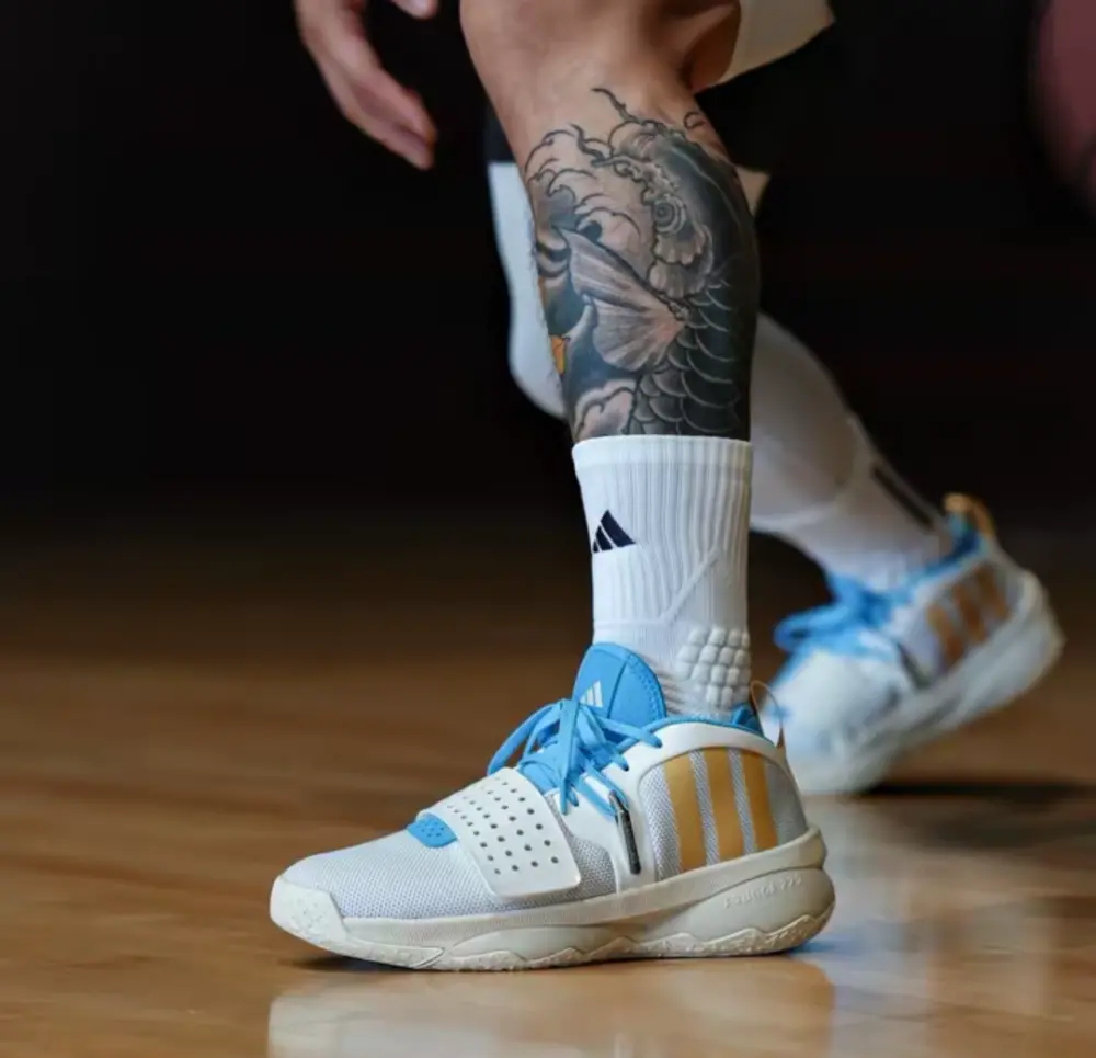 Giày Adidas Dame 8 Extply ‘Crystal Blue’ IF1514 - Ảnh 5
