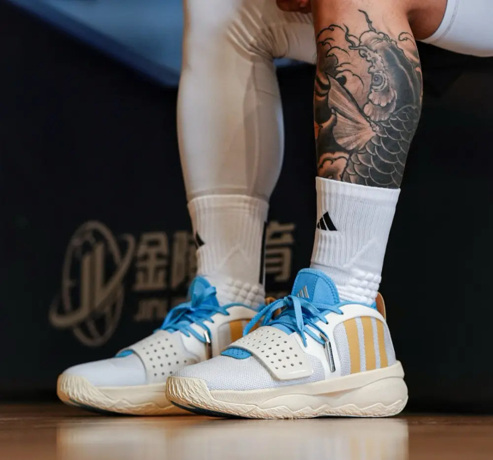 Giày Adidas Dame 8 Extply ‘Crystal Blue’ IF1514 - Ảnh 3