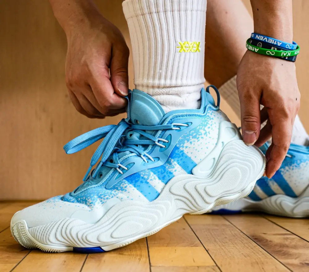 Giày Adidas Trae Young 3 Low ‘Semi Blue Burst’ IE2707 - Ảnh 4