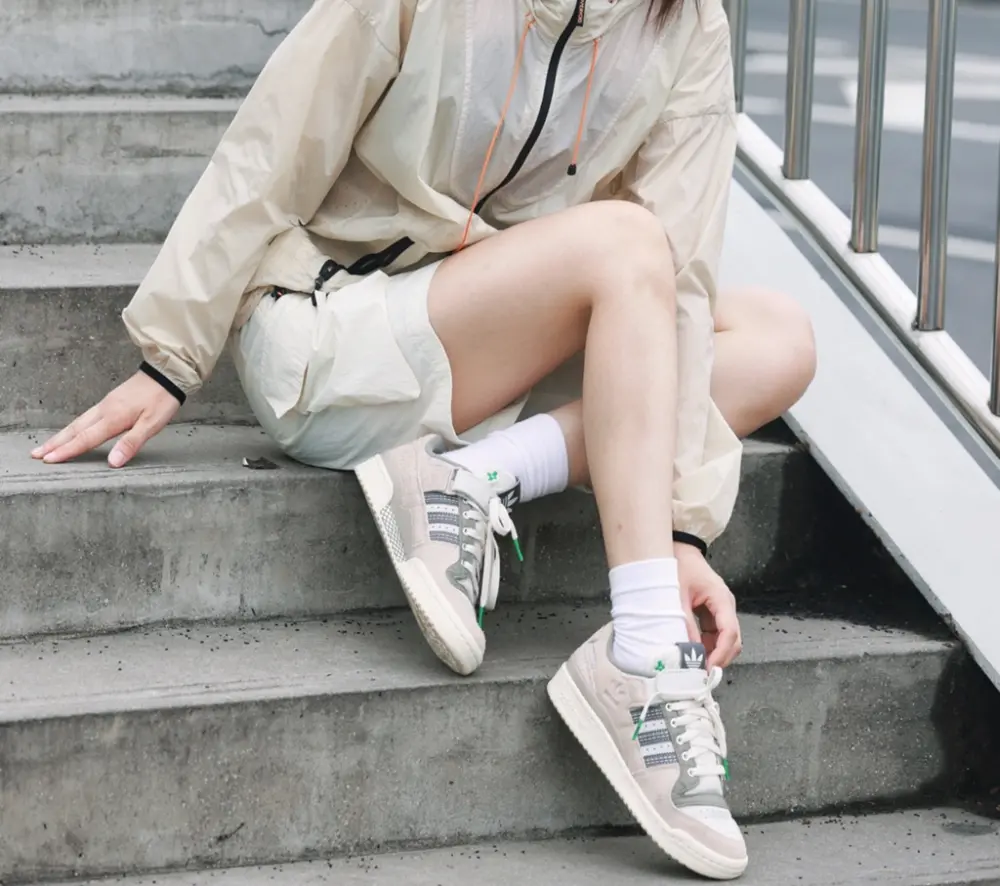 Giày Adidas Originals Forum 84 Low x Foss ‘Taupe Beige’ IE0026 - Ảnh 4