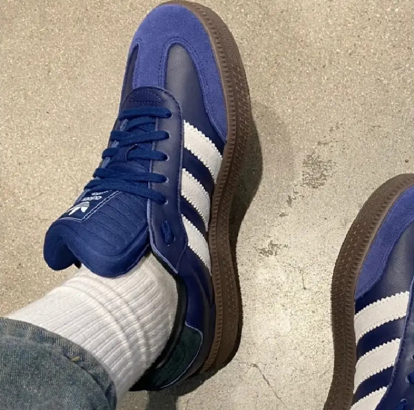 Giày Adidas Samba XLG ‘Dark Blue Gum’ IE9179 - Ảnh 4