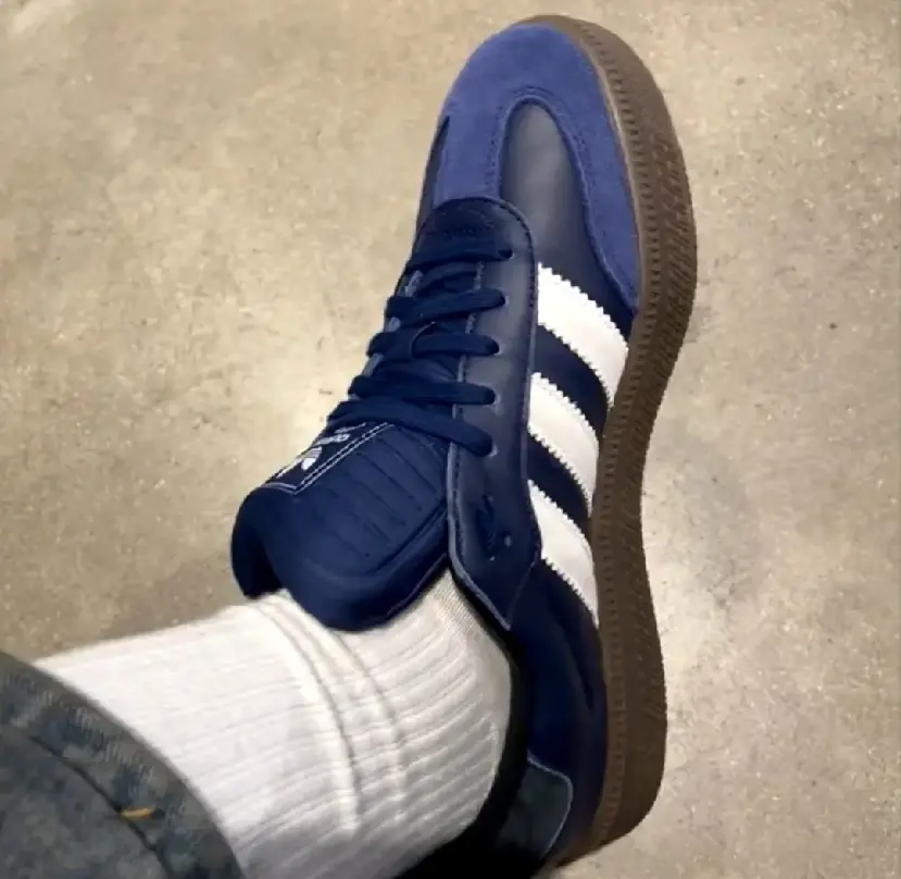 Giày Adidas Samba XLG ‘Dark Blue Gum’ IE9179 - Ảnh 3