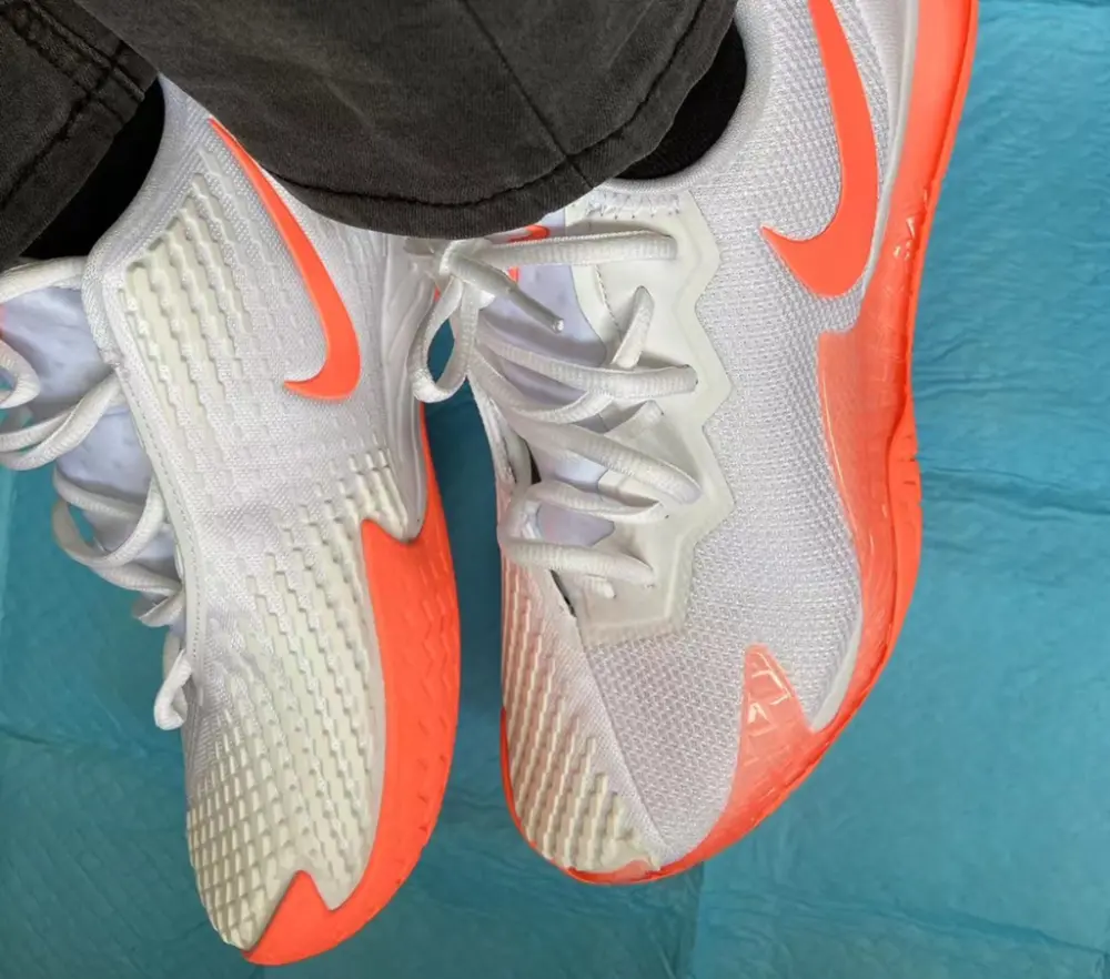 Giày Nike Zoom Vapor ‘White Bright Mango’ DD1579-106 - Ảnh 3