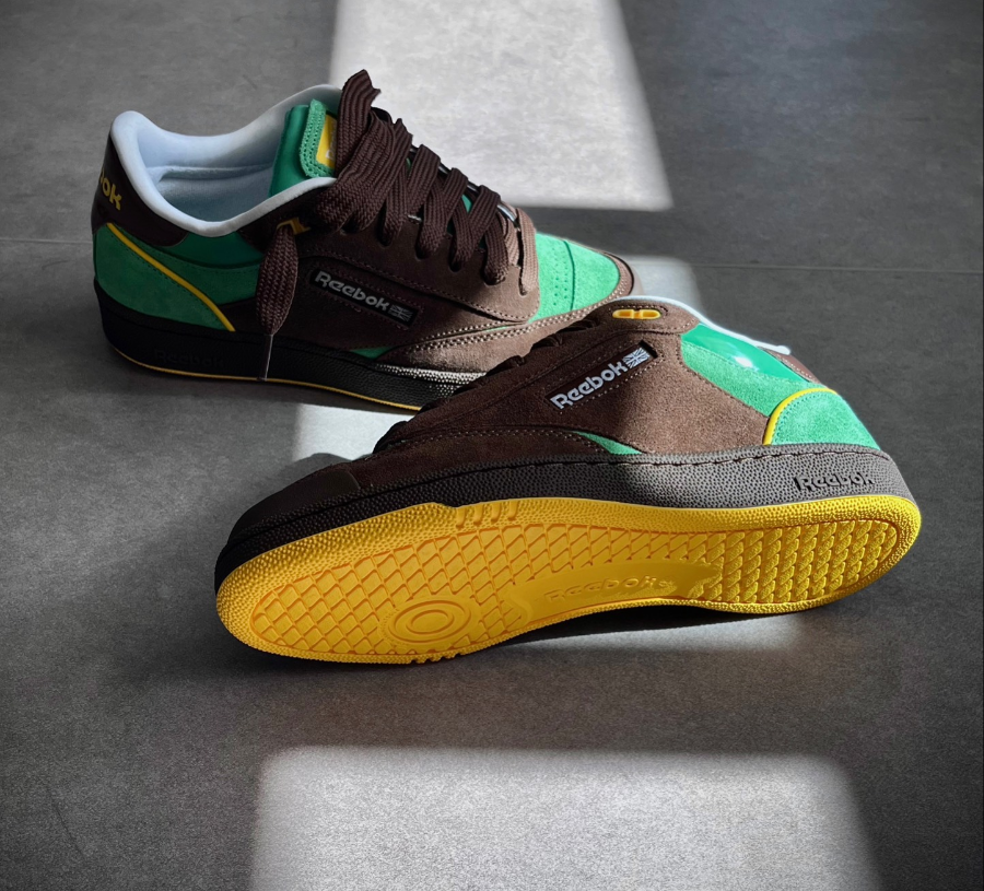Giày Reebok Club C Bulc 'Brown Green' 100074178 - Ảnh 8