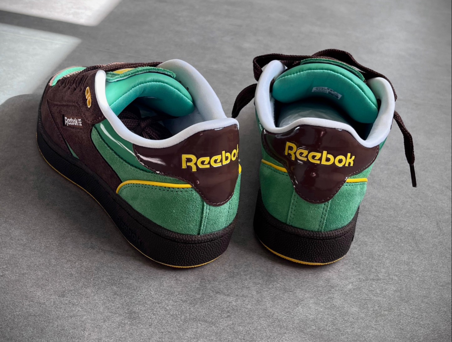 Giày Reebok Club C Bulc 'Brown Green' 100074178 - Ảnh 7