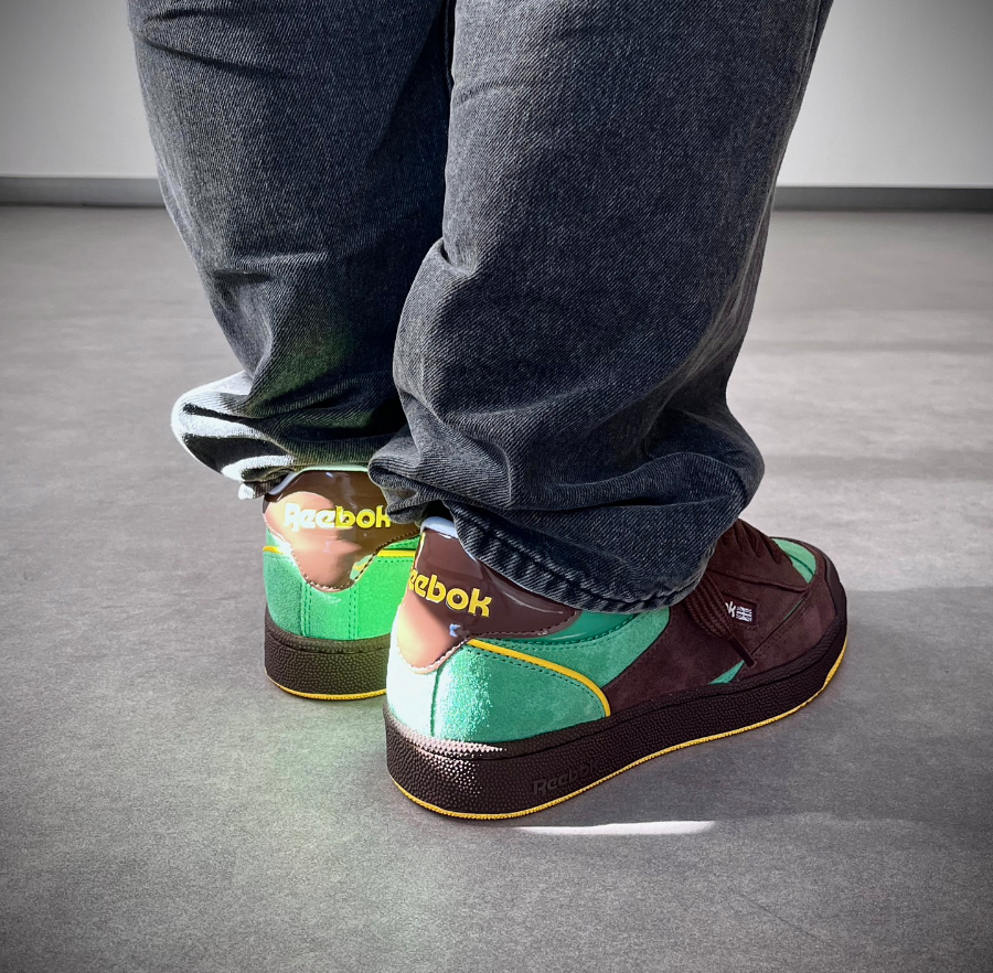 Giày Reebok Club C Bulc 'Brown Green' 100074178 - Ảnh 2