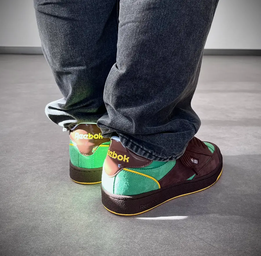 Alternative view of Giày Reebok Club C Bulc 'Brown Green' 100074178