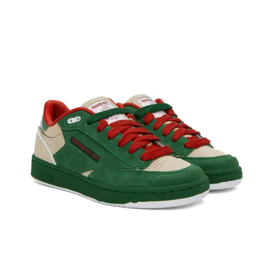 Giày Reebok Club C Bulc 'Green' 100074247 - Ảnh 4