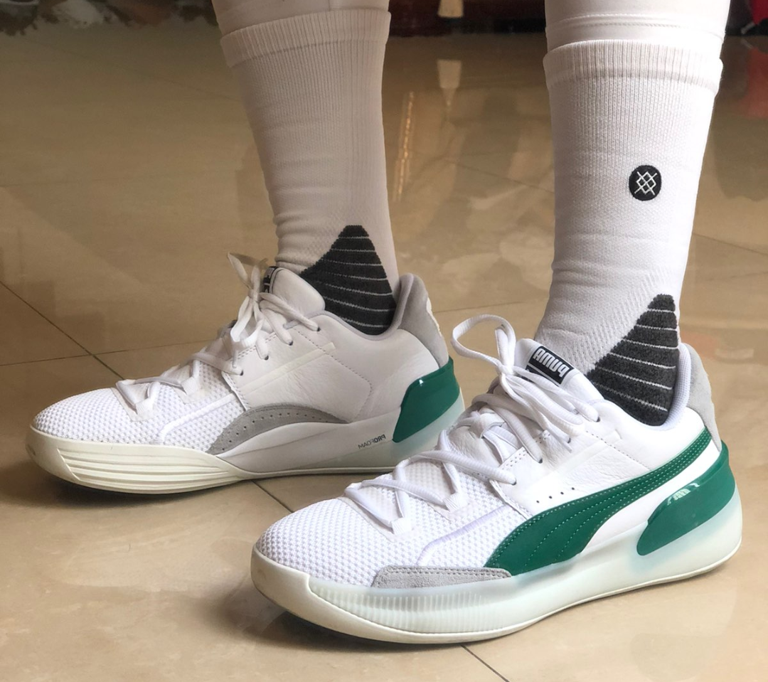 Giày Puma Clyde Hardwood ‘White Green’ 193663-02 - Ảnh 3