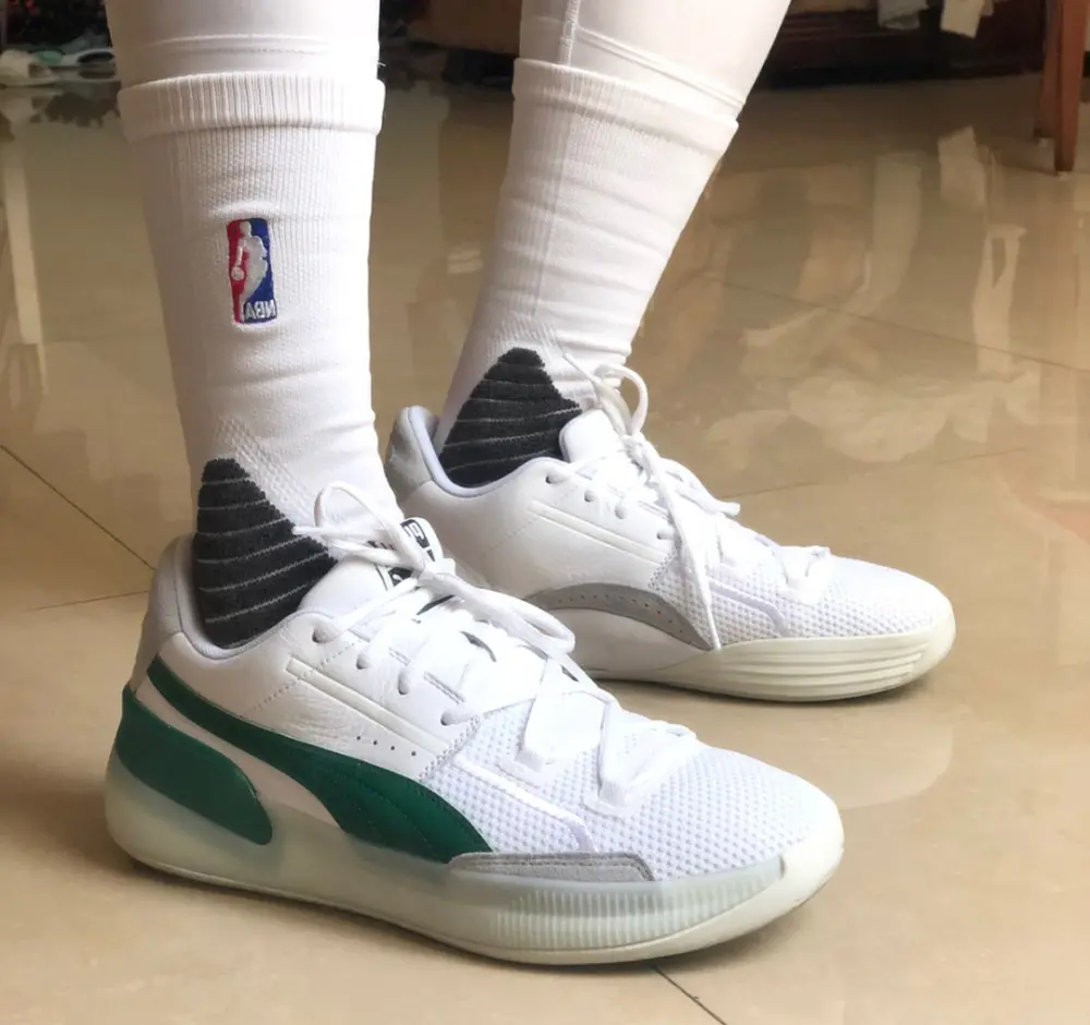 Alternative view of Giày Puma Clyde Hardwood ‘White Green’ 193663-02