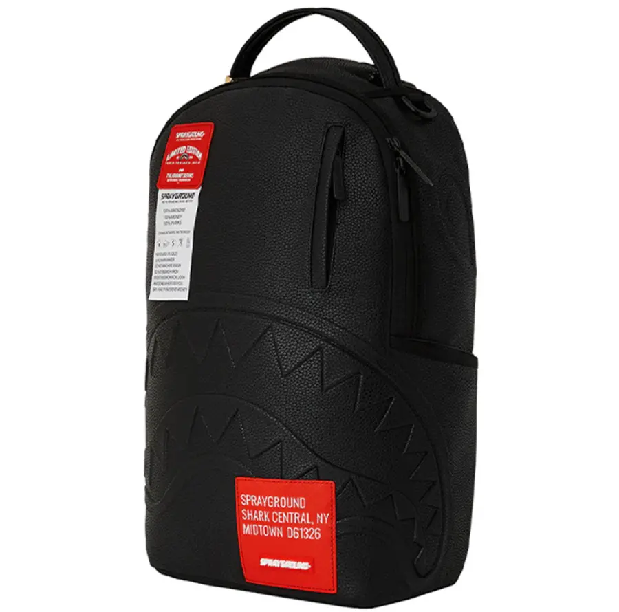 Balo Sprayground Shark Big Backpack 'Black' W1035722 - Ảnh 5