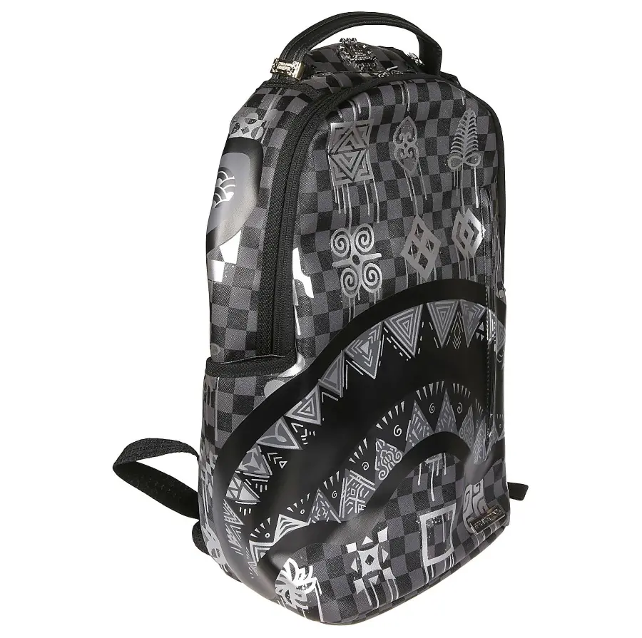 Alternative view of Balo Sprayground Sharkl Gliffics Backpack 910B5695NSZNERO
