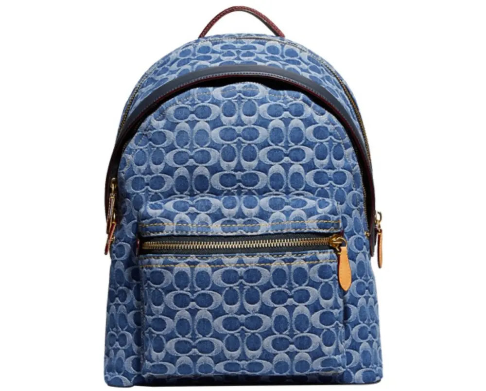 Balo Coach Charter Backpack 'Blue Denim' C9731-WAH