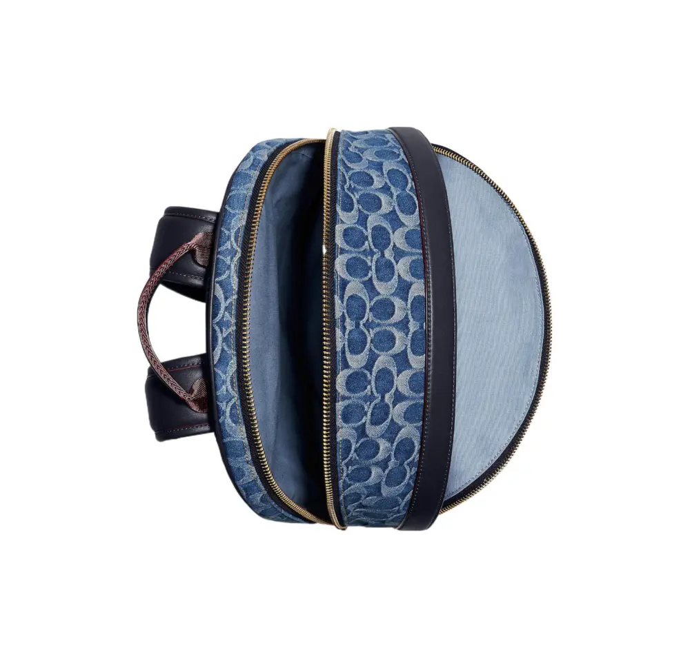 Balo Coach Charter Backpack 'Blue Denim' C9731-WAH - Ảnh 4