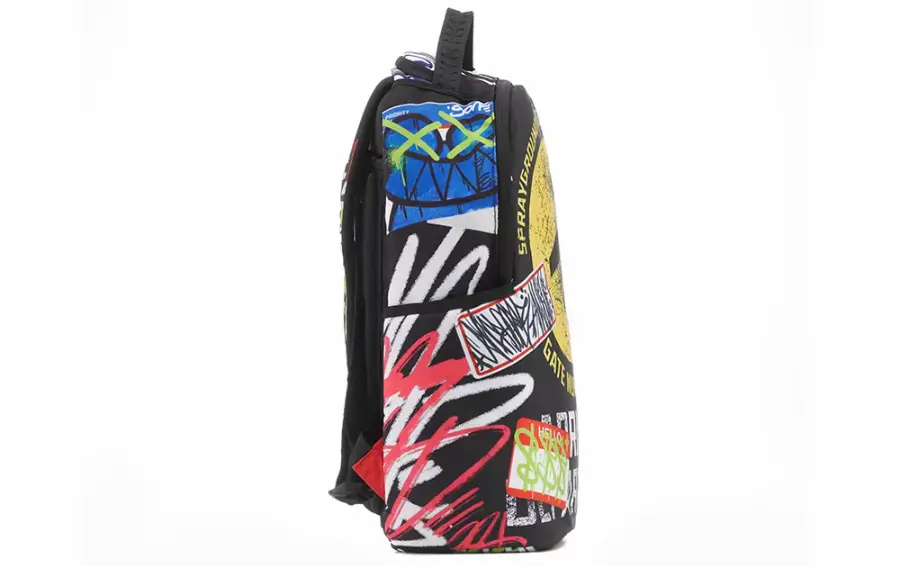 Balo Sprayground Shark Aircaft Graffiti Backpack W0845810 - Ảnh 5