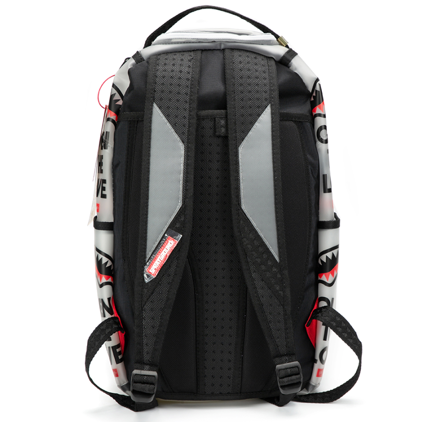 Balo Sprayground Shark Spoof Backpack 'White' W1015703 - Ảnh 5
