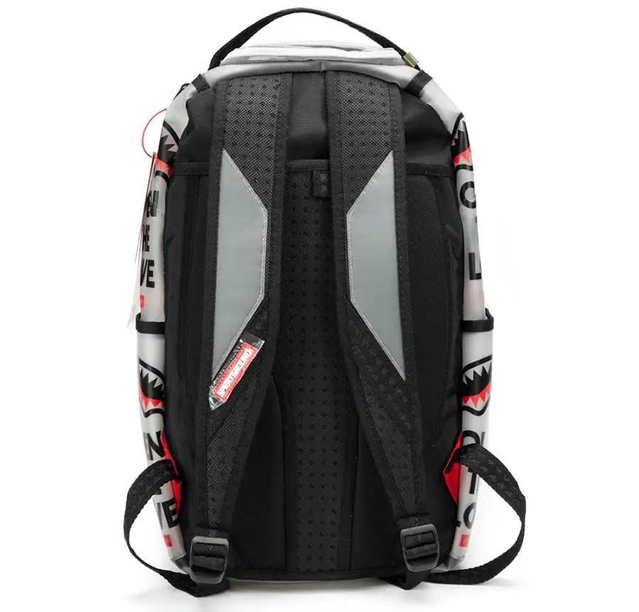 Balo Sprayground Shark Spoof Backpack 'White' W1015703 - Ảnh 5