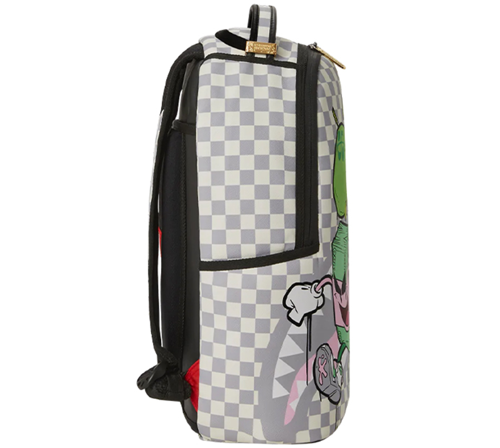 Balo Sprayground Checkerboard Cartoon Shark Beak W0845737 - Ảnh 4