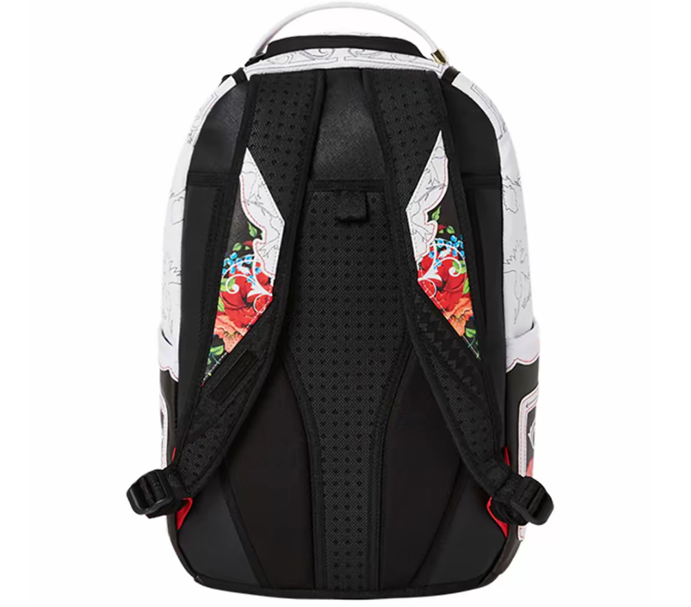 Balo Sprayground Floral Graffiti Shark 'White' W0915710 - Ảnh 5