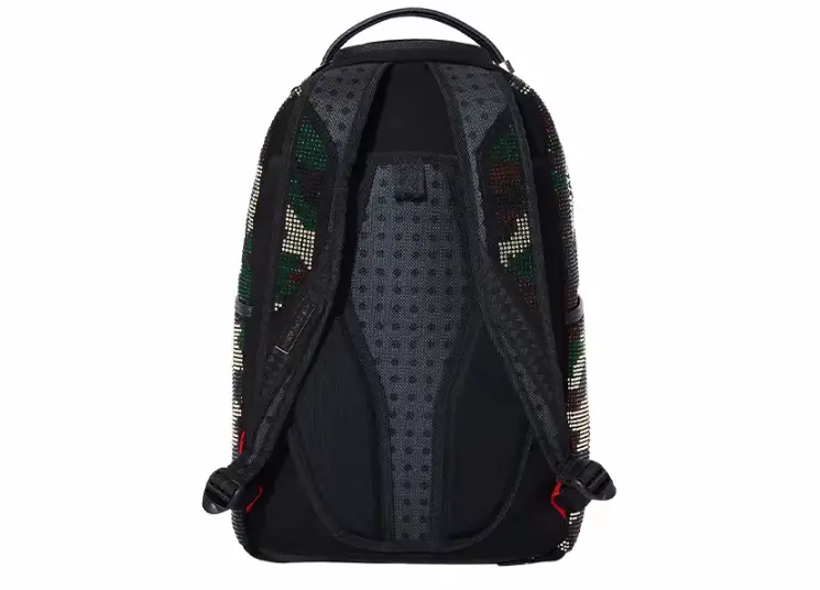 Balo Sprayground Shark Full Diamond 'Green' W0915708 - Ảnh 6