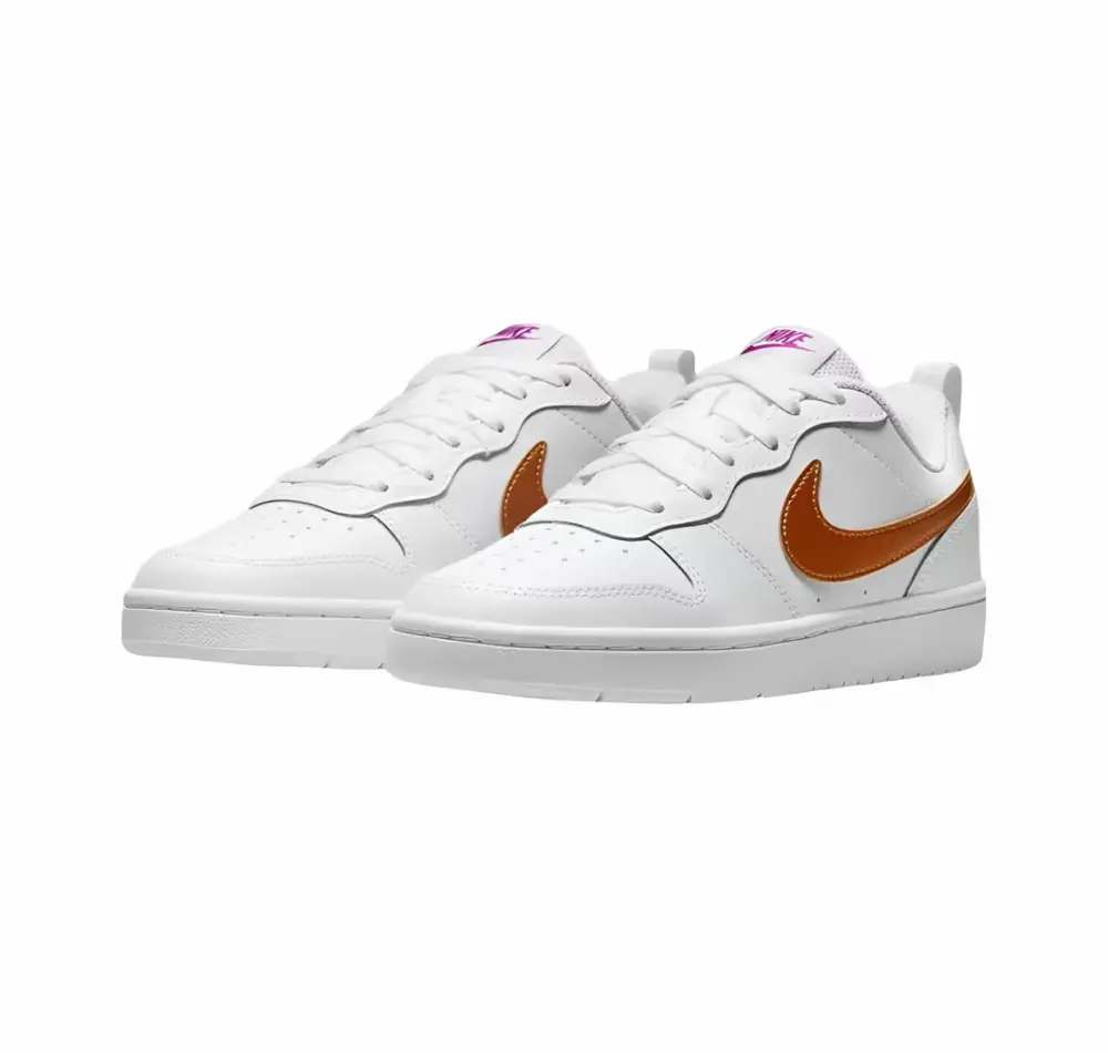 Giày Nike Court Borough Low 2 SE ‘White Metallic Copper’ DQ5979‑100 - Ảnh 4