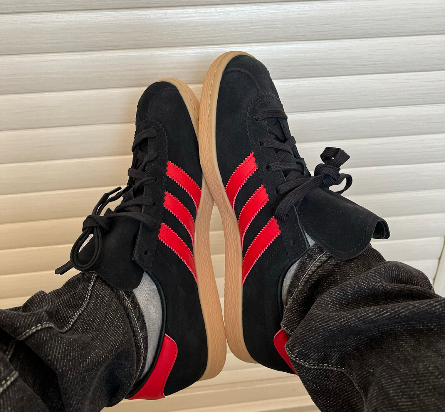 Giày Adidas Originals Stadt ‘Black Red’ JI1885 - Ảnh 5