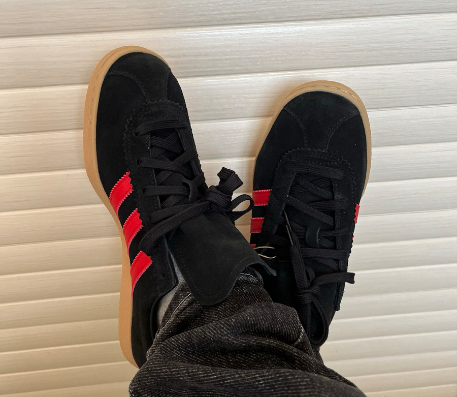 Giày Adidas Originals Stadt ‘Black Red’ JI1885 - Ảnh 4