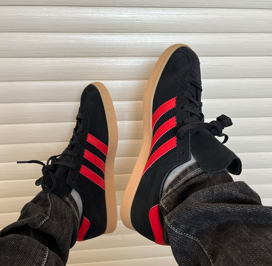 Giày Adidas Originals Stadt ‘Black Red’ JI1885 - Ảnh 3