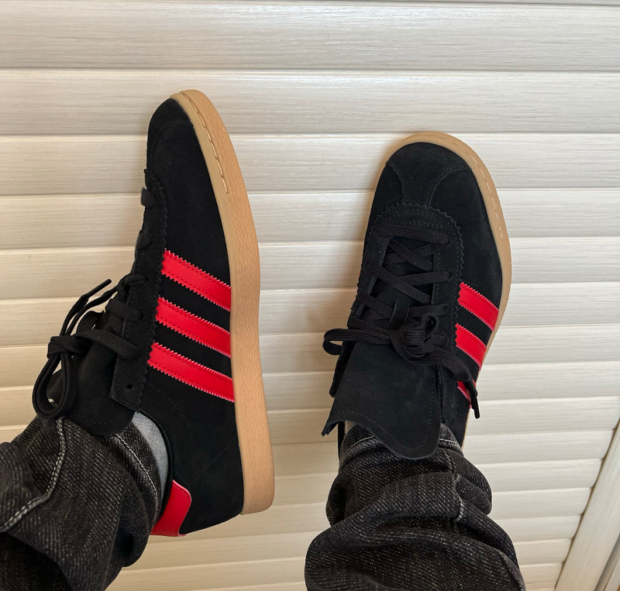 Giày Adidas Originals Stadt ‘Black Red’ JI1885 - Ảnh 2