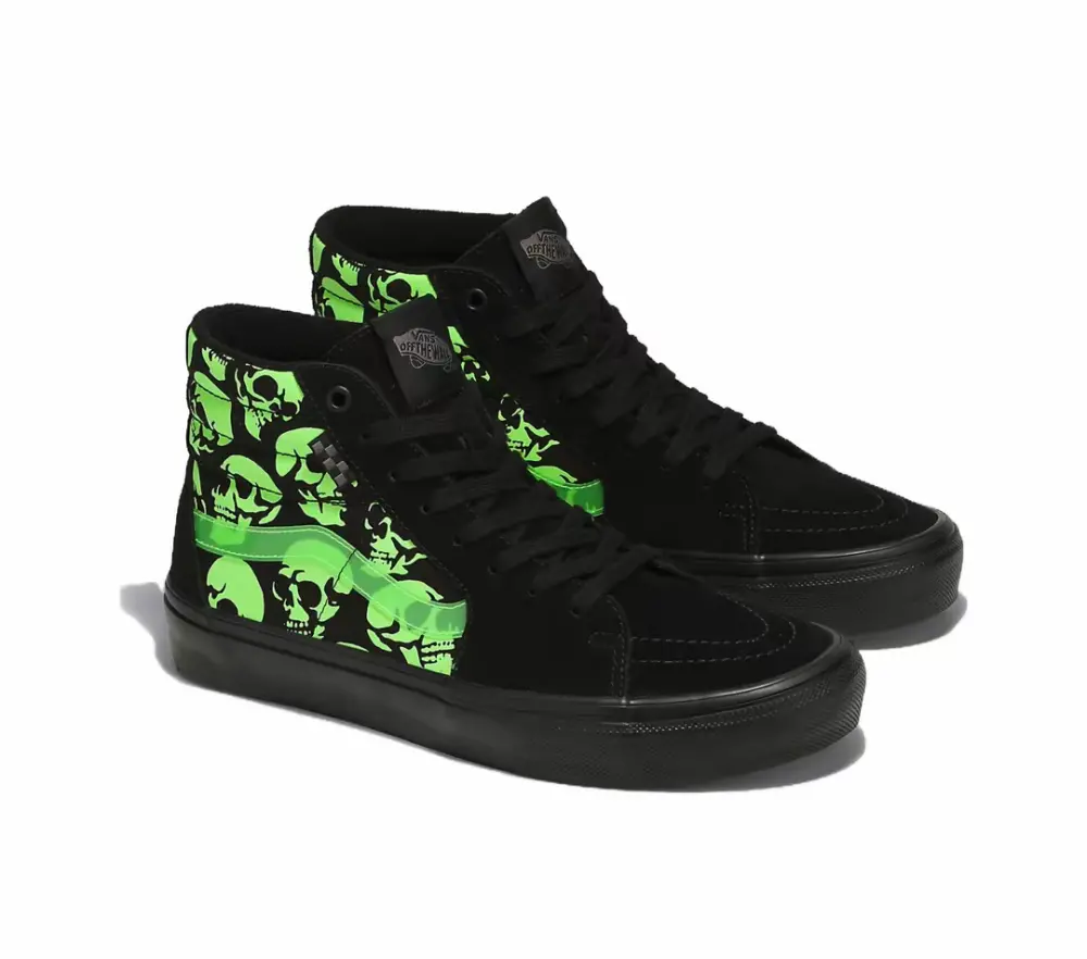 Giày Vans Sk8 Hi ‘Glow Skulls’ VN0A5FCC5QW - Ảnh 3