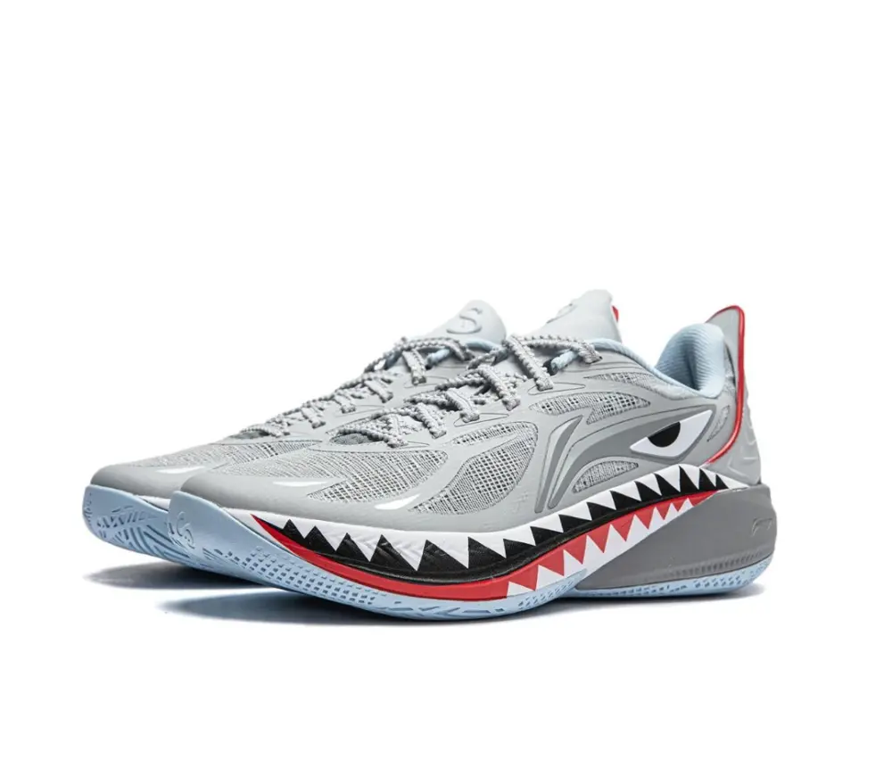 Alternative view of Giày Li-Ning x C.J. McCollum Sonic 12 'Shark' YKBU054-3