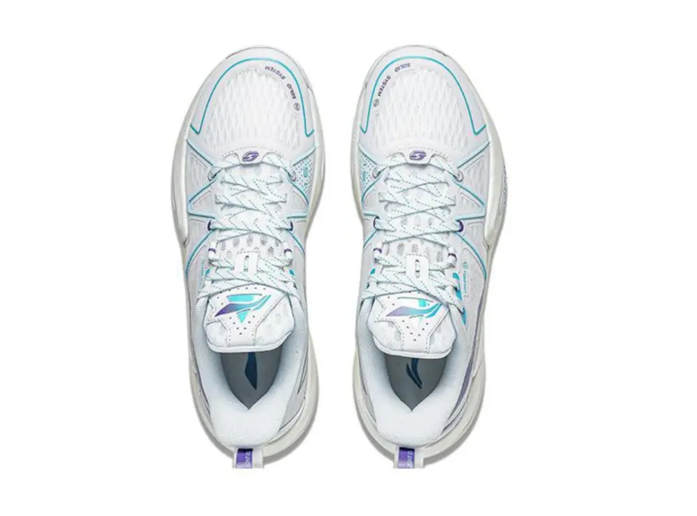 Giày Li‑Ning Light Speed 1.5 Low 'White Blue Purple' ABAT101‑3 - Ảnh 5