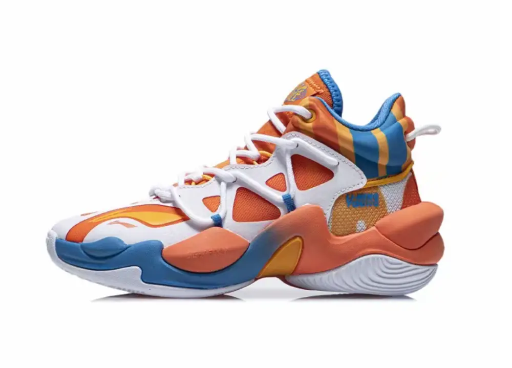 Giày Li-Ning Power 6 'White Orange Blue' YKBR036-1 - Ảnh 5