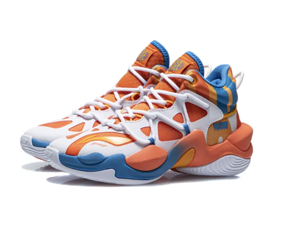 Alternative view of Giày Li-Ning Power 6 'White Orange Blue' YKBR036-1
