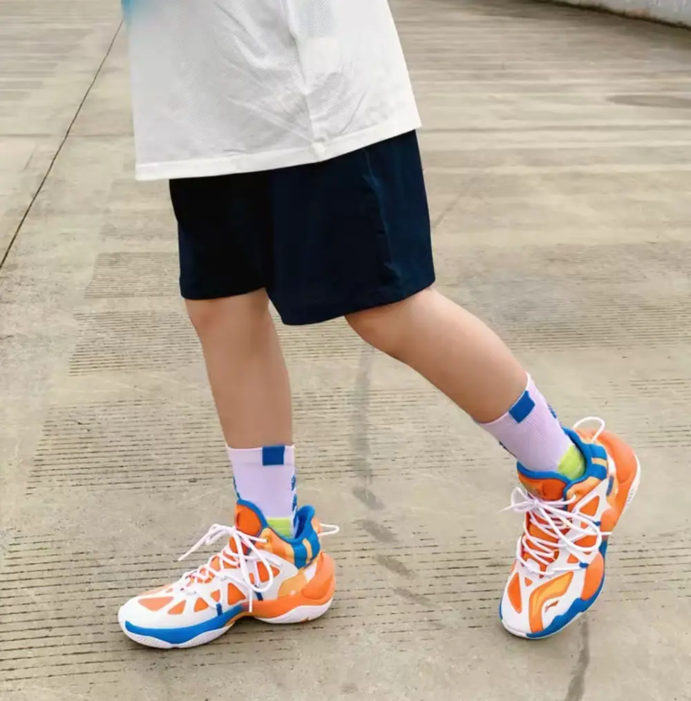 Giày Li-Ning Power 6 'White Orange Blue' YKBR036-1 - Ảnh 4