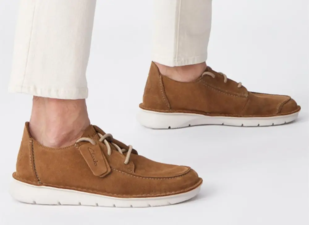 Giày Clarks Men's Casual Men 'Dark Taupe' 261709257 - Ảnh 3