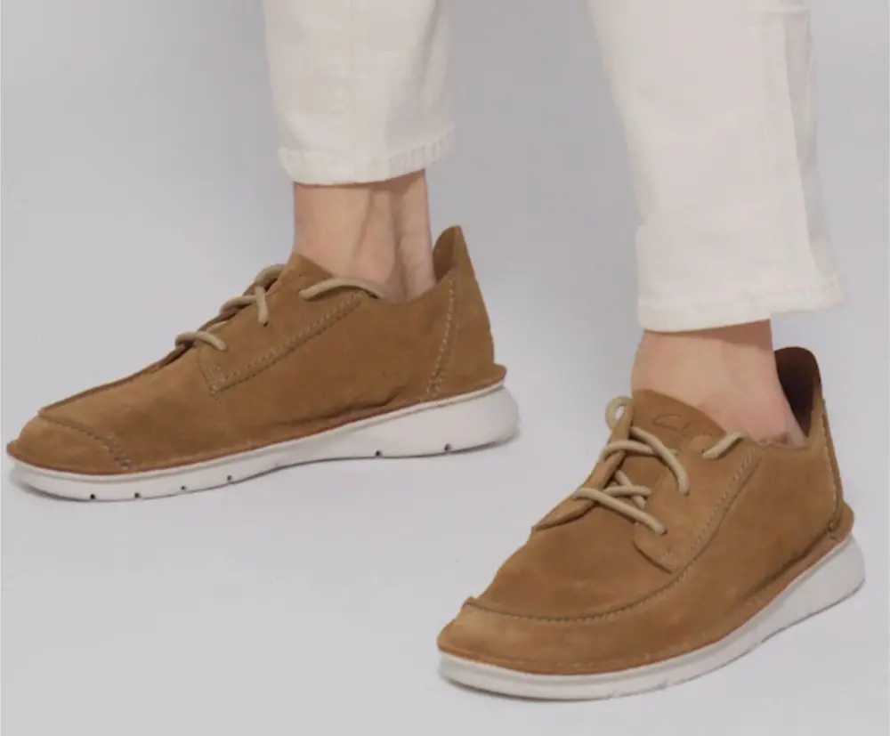 Giày Clarks Men's Casual Men 'Dark Taupe' 261709257 - Ảnh 5