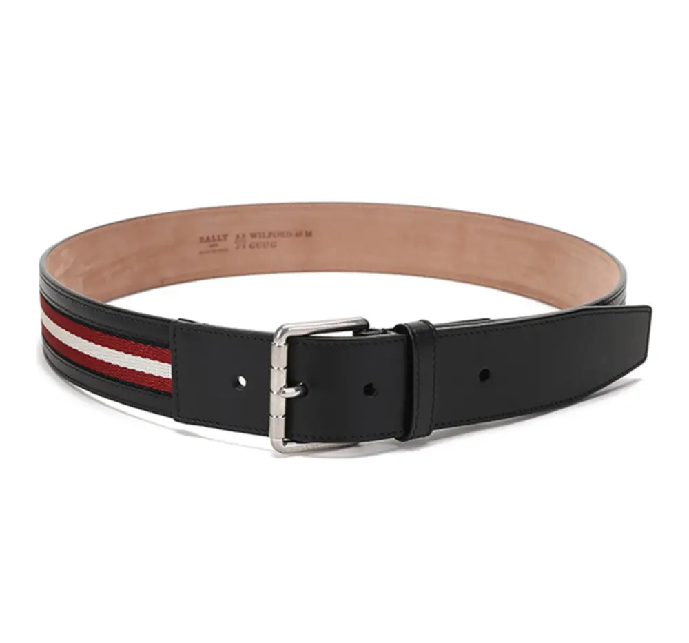 Thắt Lưng Bally Buckle belt 'Black' 6239326 - Ảnh 3