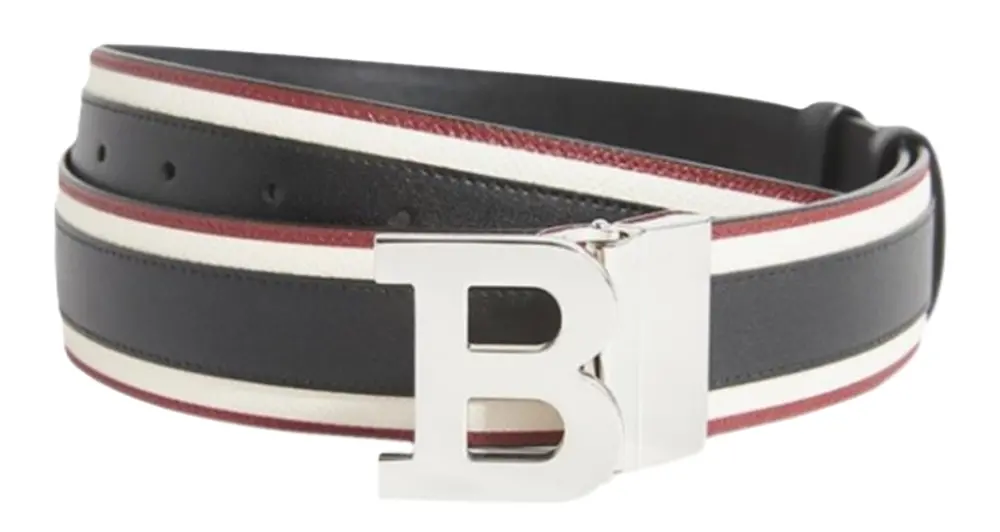 Thắt Lưng Bally Logo Buckle Belt Men's 'Black' 6239298