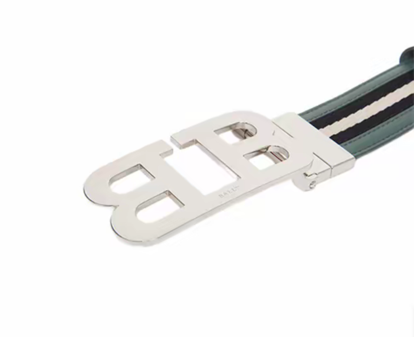 Thắt Lưng Bally Two-Color Design Smooth 'Green' 6303777 - Ảnh 3