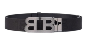 Thắt Lưng Bally Brand Letter Hollow Smooth 'Black' 6239332